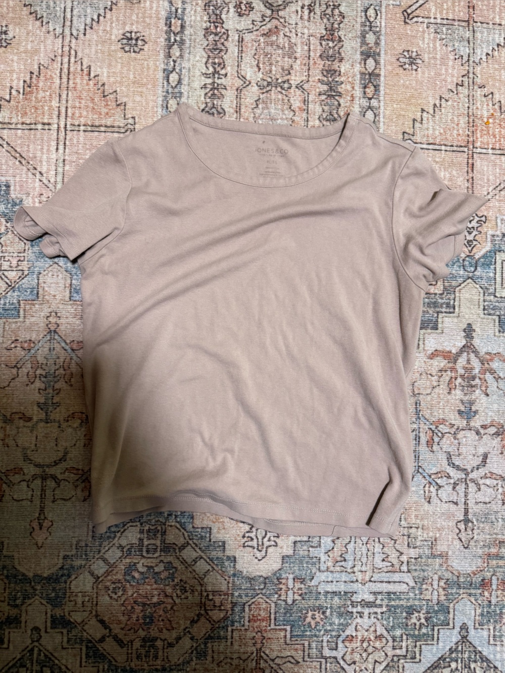 Basic Short Sleeve Tee in Taupe